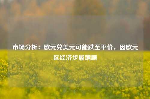 市场分析：欧元兑美元可能跌至平价，因欧元区经济步履蹒跚